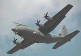 Az új C-130J a hatágú légcsavarral